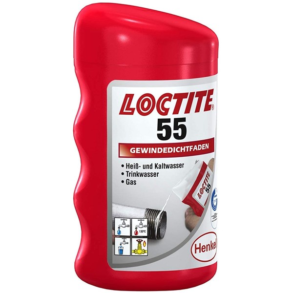 LOCTITE 55 HILO SELLADOR 160 mts.