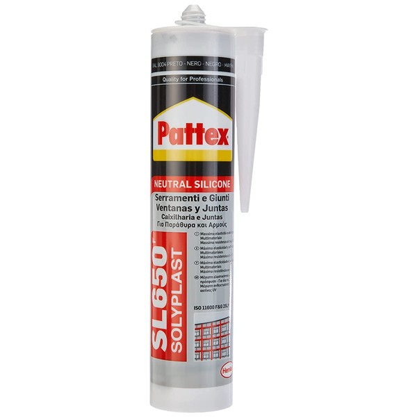 PATTEX SL650 RAL - 9004 Negro 300 ml. ( de 25)