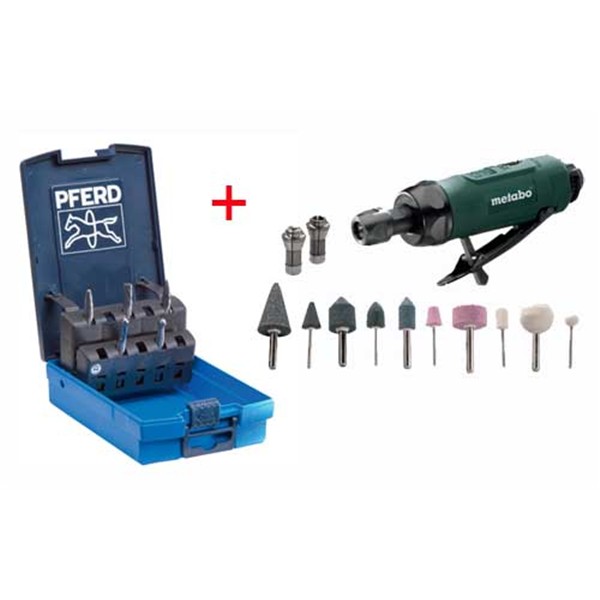 Kit 5 FRESAS MD D.08 + AMOLADORA