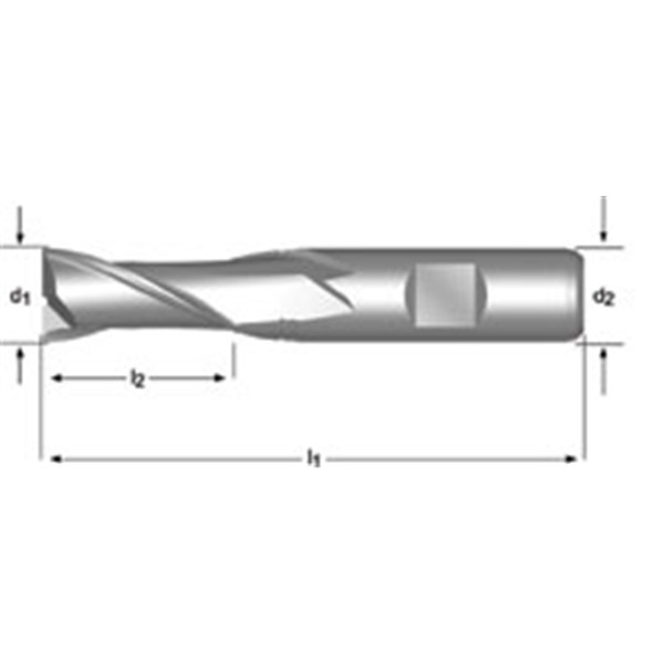 DORMER C-123 D.02 Z=2 SN FRESA