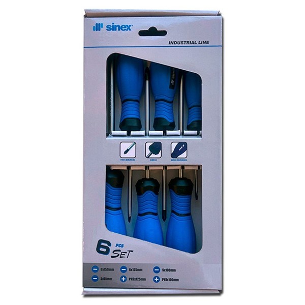 SINEX Set 6 DESTORNILLADORES PL + PH