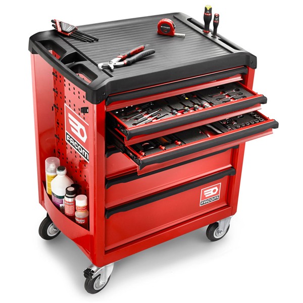 FACOM Roll Rojo CARRO 6 cajones