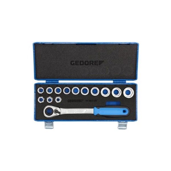 GEDORE 19 SKU - 20 Set VASOS 1/2