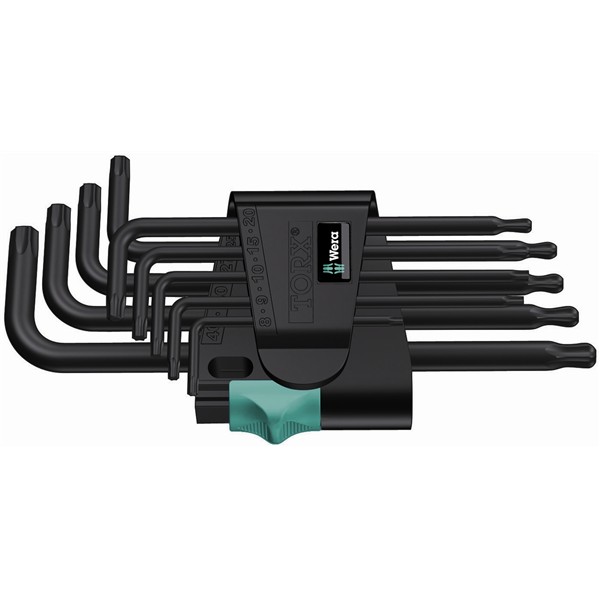 WERA 967 PKL9 Juego 9 LLAVES TORX