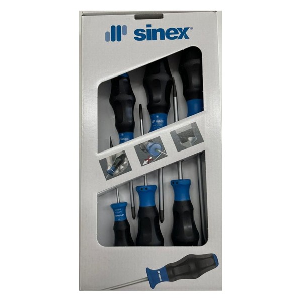 SINEX 1334/35/50 Set 6 destornilladores*