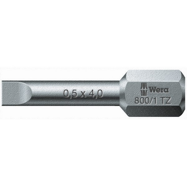 WERA 800/1 TZ PUNTA 0.8x5.5x25 mm. ( de 10)