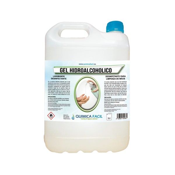 GEL HIDROALCOHOLICO 5 L.