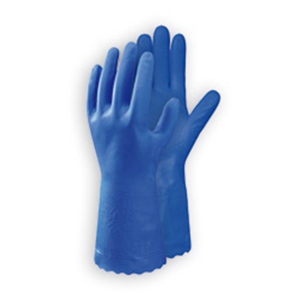 GUANTES SHOWA 160 PVC Azul M