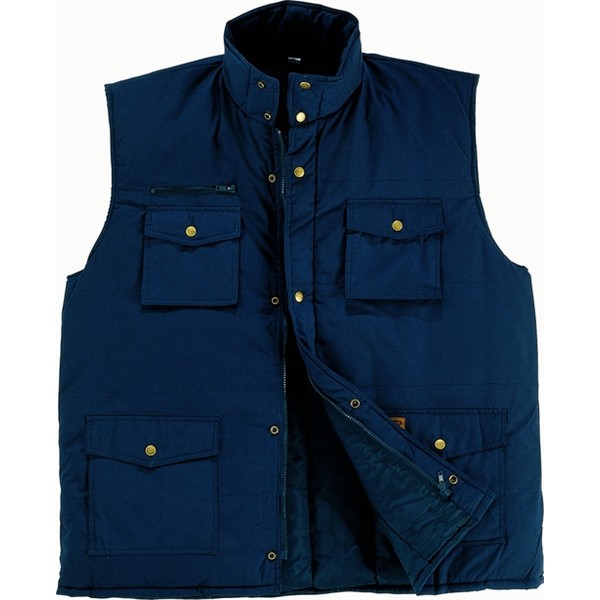 CHALECO ACOLCHADO AZUL MARINO T-M