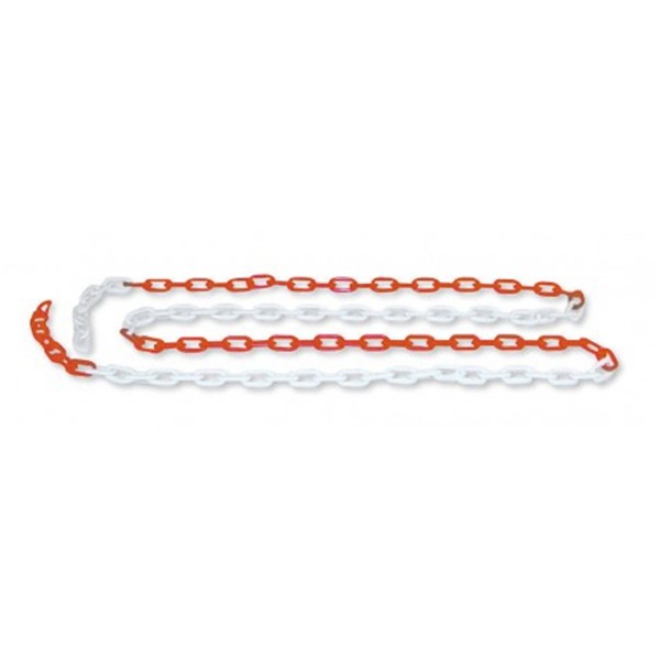 CADENA PLASTICO Ro+Bl D.8mm. - 25m.