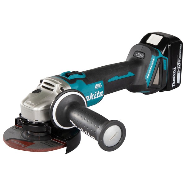 MAKITA DGA504 125 AMOLADORA + 2 BAT 4 Ah
