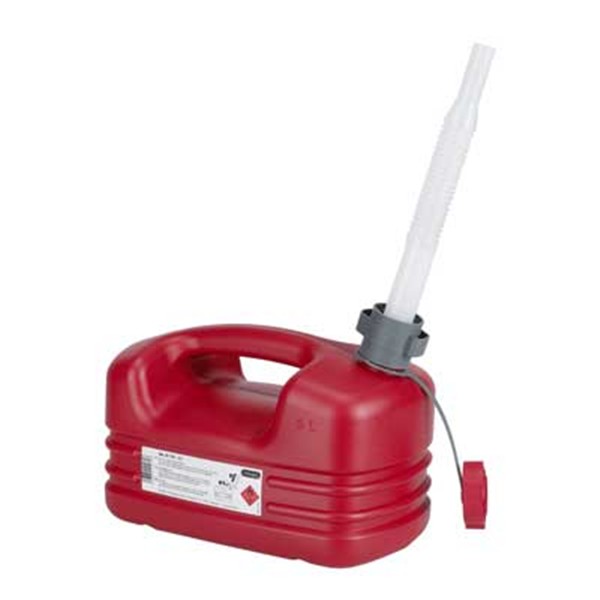 BIDON PLASTICO c/CANULA FLEXIBLE 5 Lts.