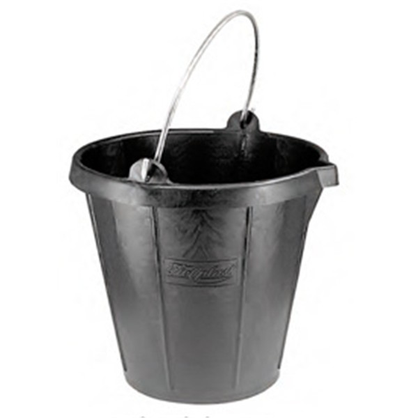 CUBO OBRA PLASTICO Negro 15 Lts.