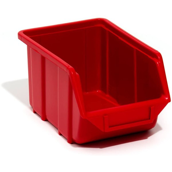 CAJA APILABLE PLASTICO PM2551 Rojo ( de 54)