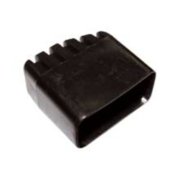 CONTERA DELANTERA Negra 40x20 mm. * ( de 2)