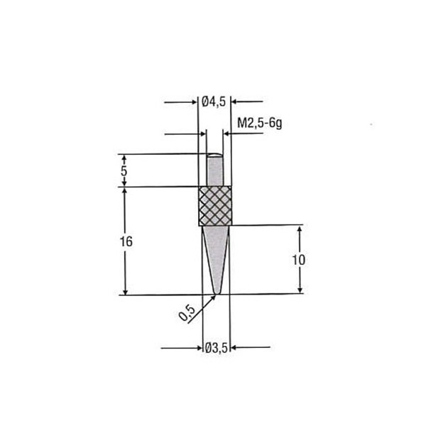 HP 166 PUNTA CONTACTO p/RELOJ