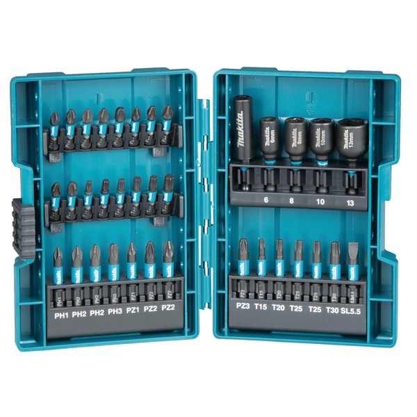 MAKITA Estuche puntas Impack Black 35 pc