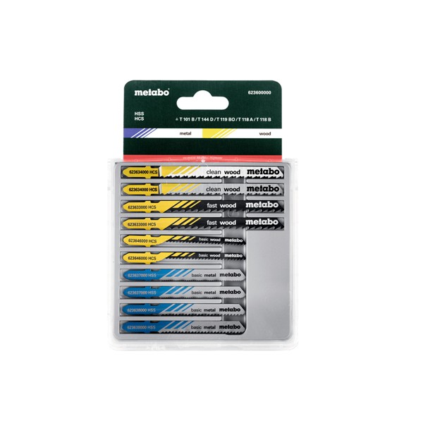 METABO 23600 - Surtido 10 HOJAS CALAR