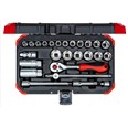 GEDORERed Set 26 Llaves VASO 3/8