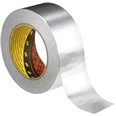 3M 143650 Cinta Aluminio Plata, 50 mm x 50 m